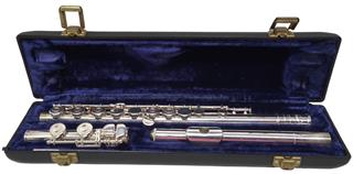 SELMER SIGNET SPECIAL FLUTE COIN SILVER, OPEN HOLE, LOW B FLAT IN CASE